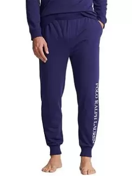 Image of Polo Ralph Lauren Lounge Logo Pants - Newport Navy, Newport Navy, Size XL, Men