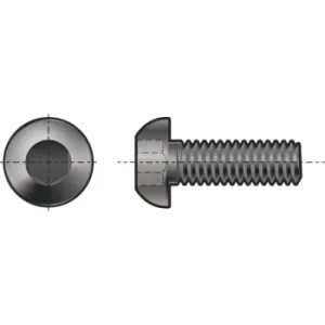 Image of Qualfast 5/16 BSW X 1.1/4 Skt Button Head Screw (GR-10.9)- you get 5