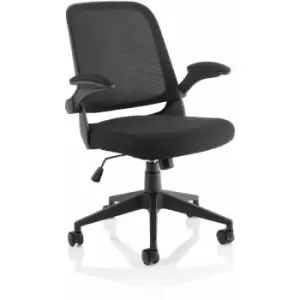 Image of Plano Task Operator Mesh Chair With Folding Arms