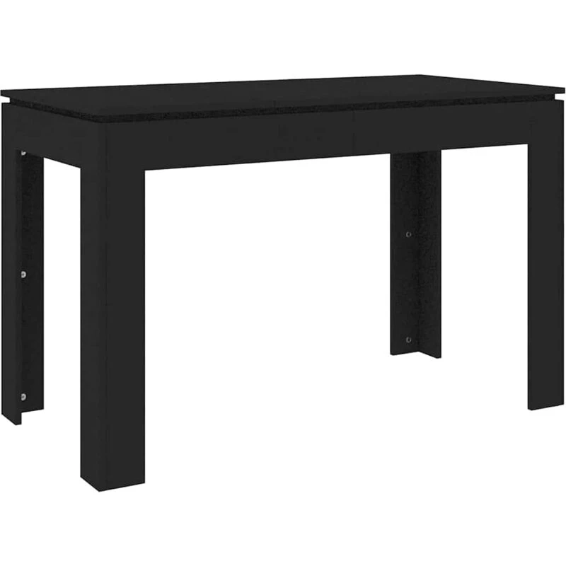 Image of VIDAXL Dining Table Black 120x60x76cm Engineered Wood Vidaxl 8719883786889