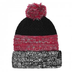 Image of Gelert Knitted Pompom Hat Junior Girls - Navy/Pink