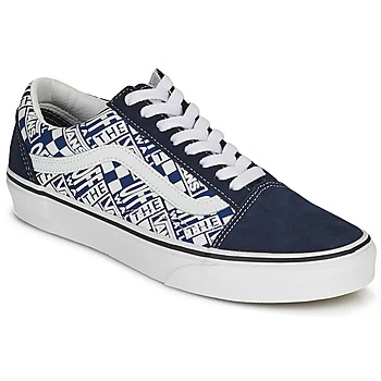 Image of Vans OLD SKOOL womens Shoes Trainers in Blue,4.5,5,6,6.5,7.5,8,9,9.5,10.5,11,7,8.5,5.5,10,4
