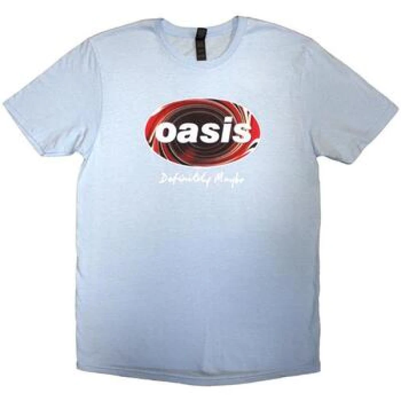 Image of Oasis Oasis Men Definitely Maybe Union Jack T-Shirt in Light Blue Size: Medium Light Blue M Male 5063693892784
