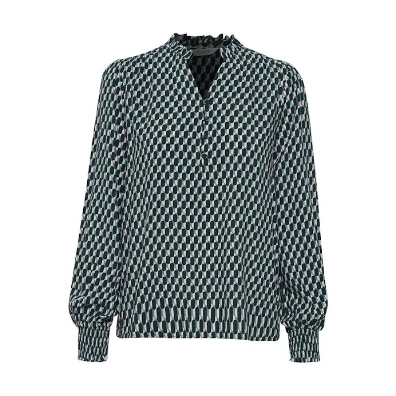 Image of b.Young Womens v-neck blouse b.young Byjosa Bleu Female 36