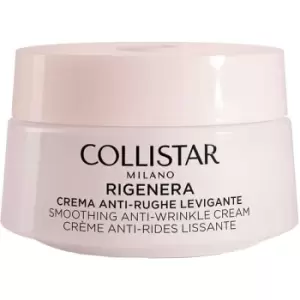 Image of Collistar Rigenera Smoothing Anti-Wrinkle Cream Face And Neck Day and Night Lifting Cream 50ml
