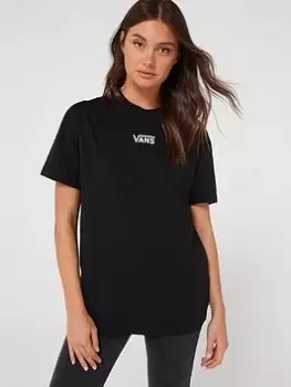 Image of Vans Flying V Oversized T-Shirt, Black Size M Women