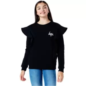 Image of Hype Crew Neck Sweatshirt - Black