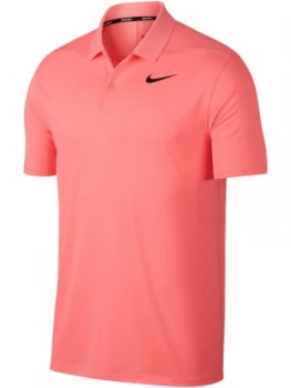 Image of Mens Nike Victory Polo Orange
