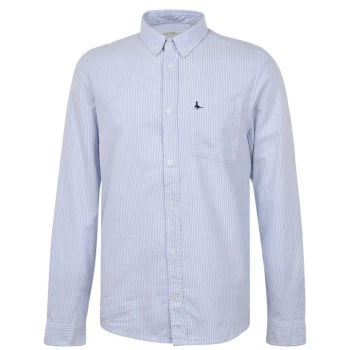 Image of Jack Wills Wadsworth Classic Oxford Stripe Shirt - Sky Blue