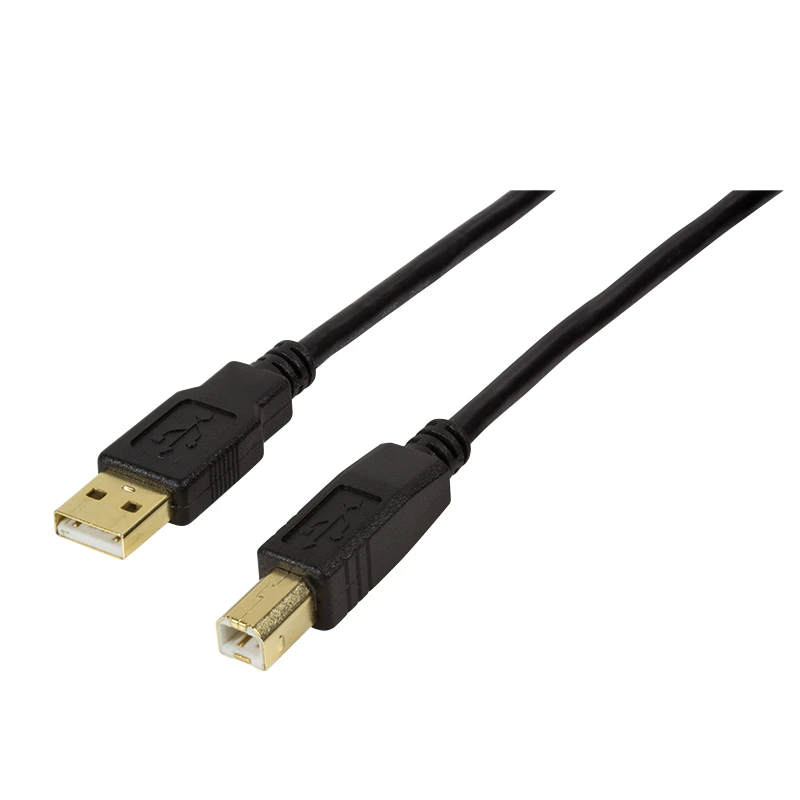 Image of LogiLink UA0264 USB cable USB 2.0 10 m USB A USB B Black