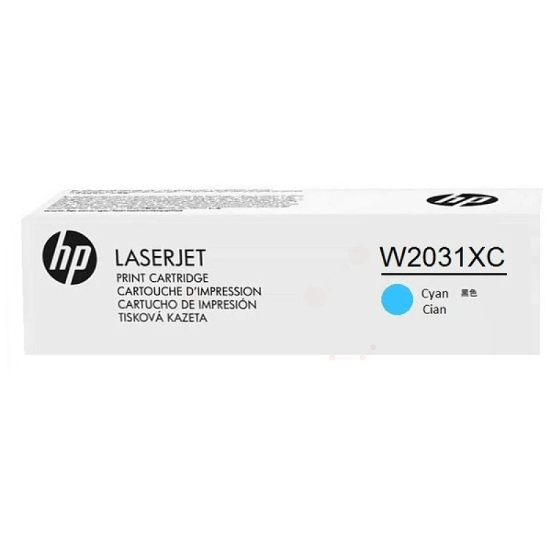 Image of HP W2031XC/415X Toner cartridge cyan Contract. 6K pages ISO/IEC 19798