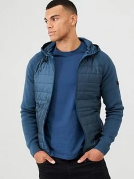 Image of Barbour International Albie Baffle Hoodie - Benzine