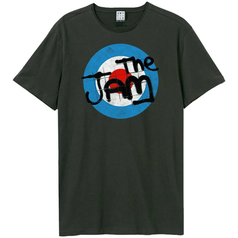 Image of Amplified Amplified Men Target The Jam T-Shirt in Charcoal Size: Small Charcoal S Male 5063470045044