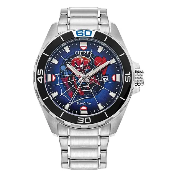 Image of Citizen BM7610-52W Marvel Classic Spider-Man Eco-Drive Bracelet Watch - W38356