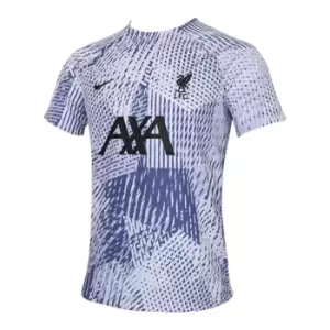 Image of 2022-2023 Liverpool Pre-Match Training Shirt (Pure Violet)