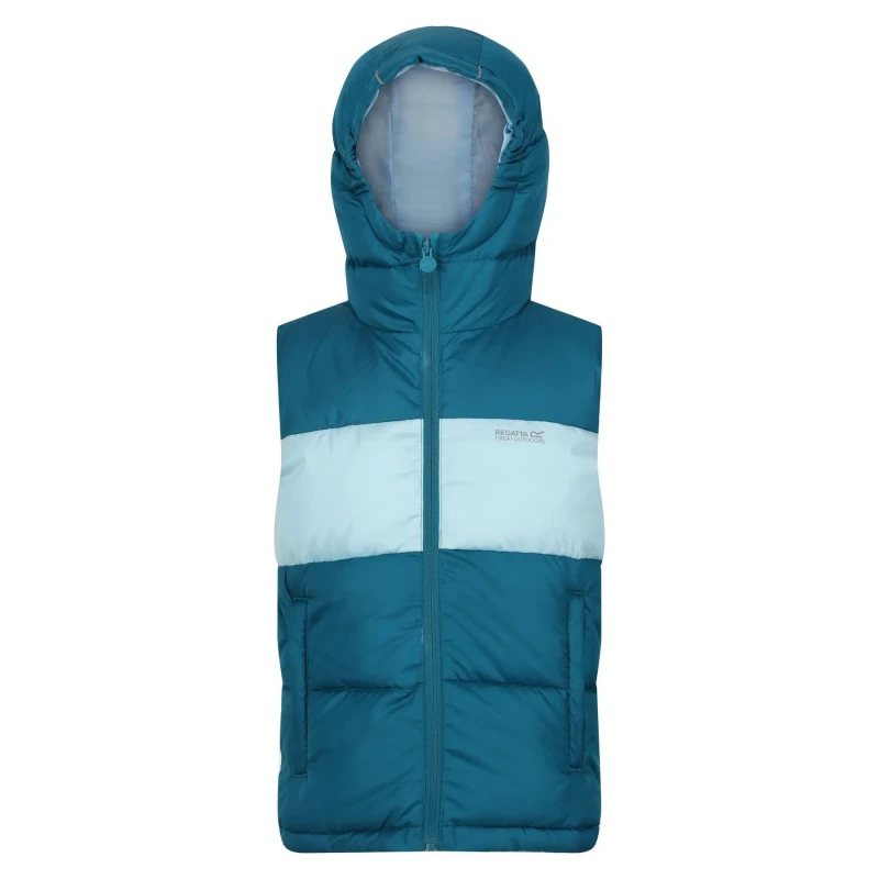 Image of Thick sleeveless down jacket for kids Regatta Lofthouse Bleu Unisex 7/8 ans