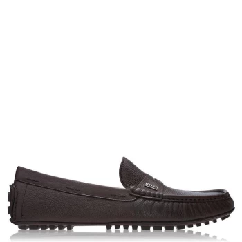 Image of Boss Driver Mocc grfur 10238001 01 - Brown 202