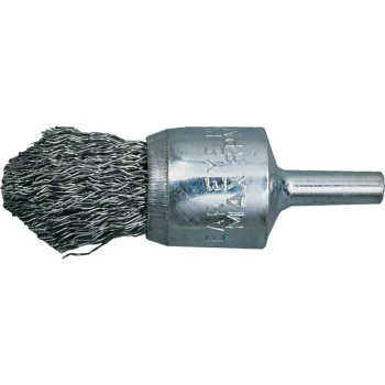 Image of 30MM Crimped Wire, Pointed End De-carbonising Brush - 30SWG