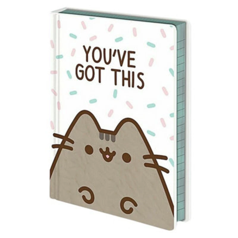 Image of Pusheen Pusheen You've Got This Notebook in Cream Cream One Size Unisex 5063107104021