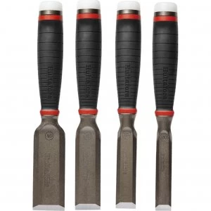 Image of Hultafors 4 Piece Heavy Duty Bevel Edge Wood Chisel Set