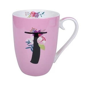Image of Vintage Boutique Ceramic Mug - T (Pack of 2)