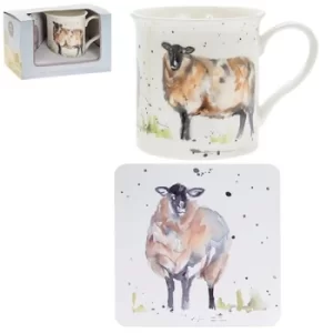 Image of Country Life Mug Coaster Sheep