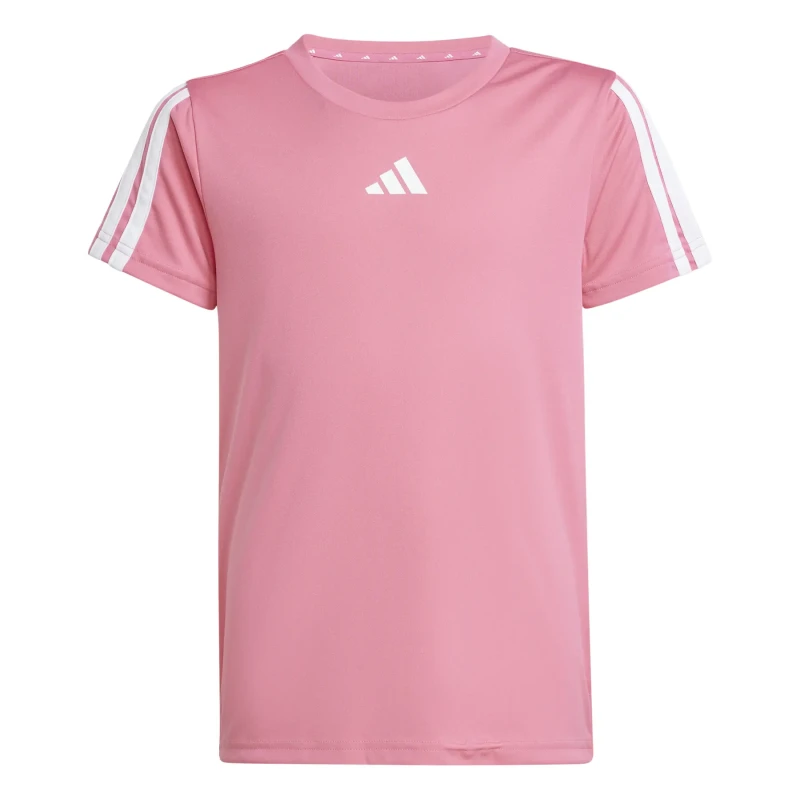 Image of Girl's jersey athletic top adidas Essentials Rose Female 7/8 ans