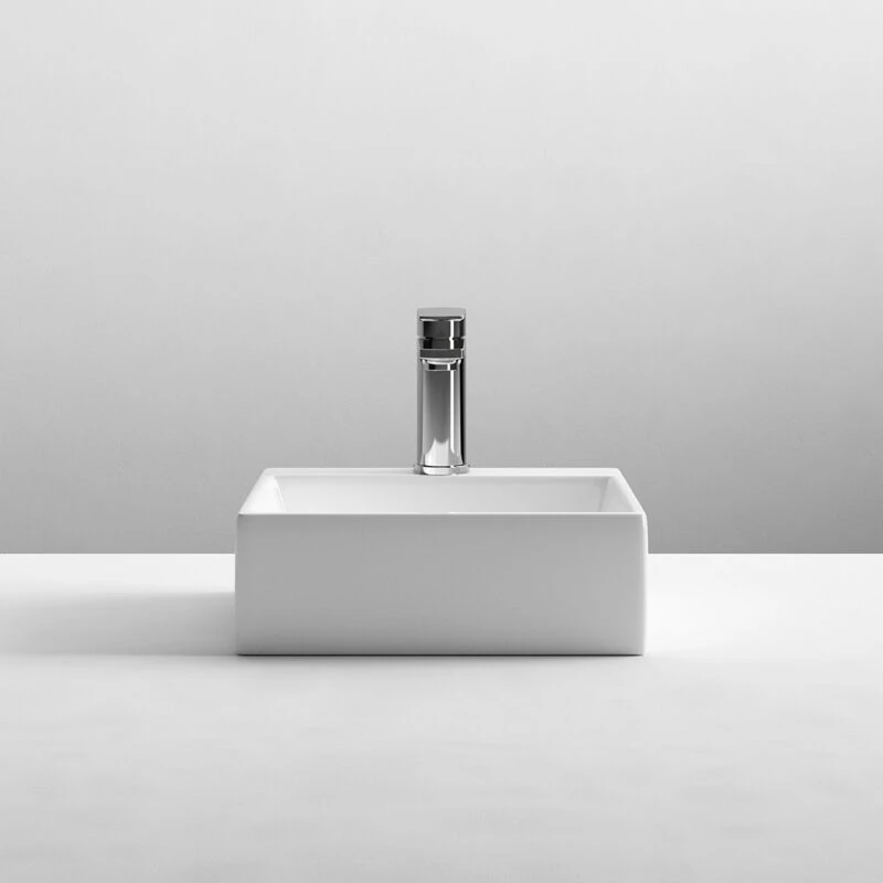Image of nuie Rectangular Basin 335x295x115mm, White NBV106