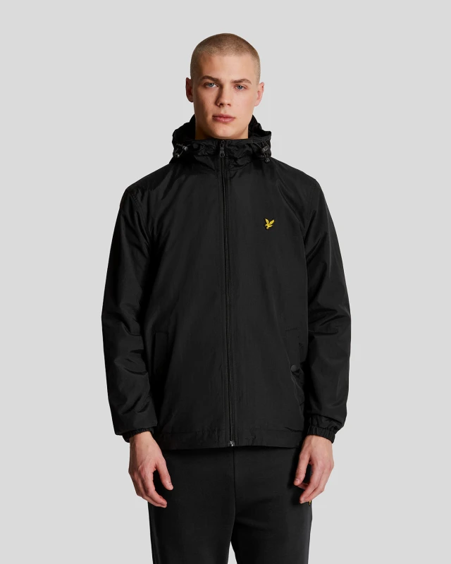 Image of Lyle and Scott Zip Through Jacket - Black S