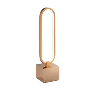 Image of Colette Floor Lamps LED Integrated Lamps, Rose Gold