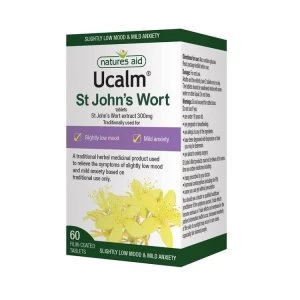 Image of Natures Aid Ucalm 300mg Pack of 60 Tablets
