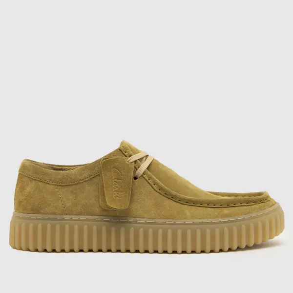 Image of Clarks torhill lo shoes in khaki