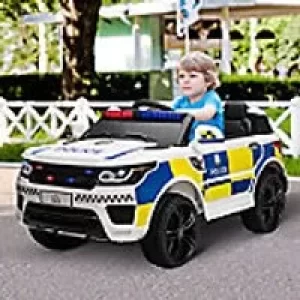 Image of Homcom Electric Ride-On Car with Remote White
