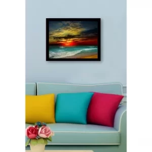 Image of SC1236 Multicolor Decorative Framed MDF Painting