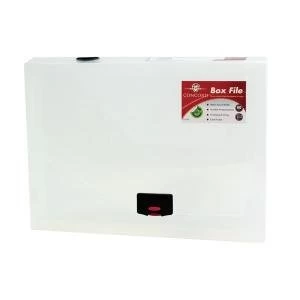 Image of Concord Document Box Polypropylene 60mm Spine A4 Clear 7134 PFL