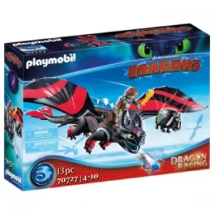 Image of Playmobil Dragon Racing Hiccup and Toothless
