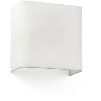 Image of Faro - Cotton Beige Square Wall Light 200x 205x 108, E27