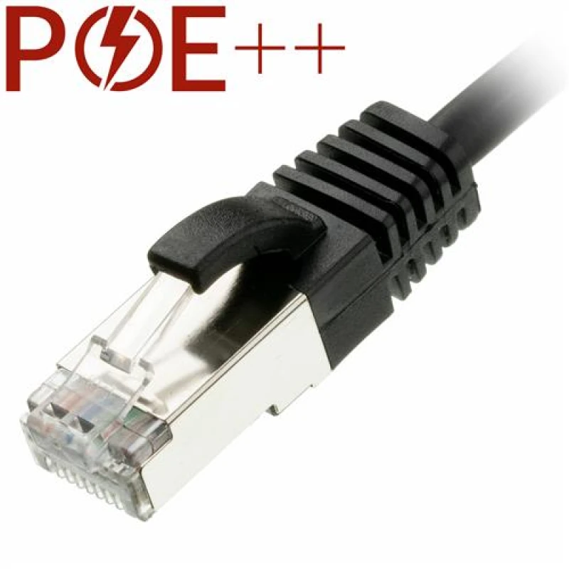 Image of Cablenet 5m Cat6a RJ45 Black U/FTP LSOH 30AWG Slim Snagless Booted Pat