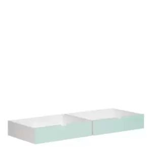 Image of Manis-h 2 Underbed Drawers In Azur Mint For Manis-h Day Bed And Bunk Bed