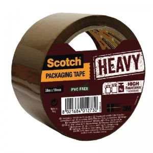Image of Scotch Heavy Duty 50mmx50m Brown Packaging Tape HV.5050.S.B