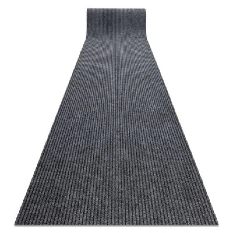 Image of RugsX Antislip Runner in Grey Size: 120cm x 480cm Grey Unisex 120cm x 480 cm