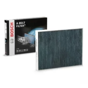 Image of Bosch Pollen Filter AUDI,VW,PORSCHE 0 986 628 517 95557221910,7E0819631,7H0819631 Cabin Filter,Cabin Air Filter,Filter, interior air 7H0819631A