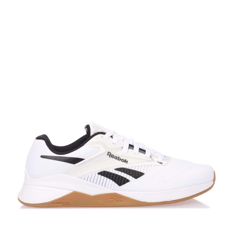 Image of Reebok Nano X4 Trainers White Black male UK 5.5