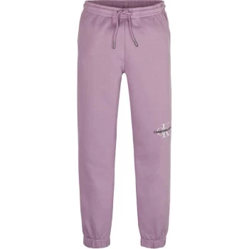 Image of Calvin Klein Off Logo Mono Joggers - Orchid VCB