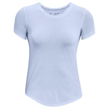 Image of Under Armour Streaker Short Sleeve T Shirt Ladies - Blue