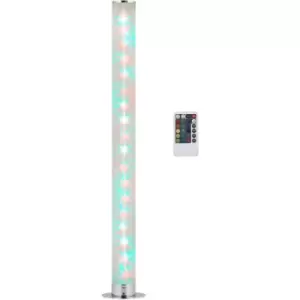 Image of HOMCOM RGB Floor Lamps LED Corner Lamp with Remote Control Mood Lighting - Clear