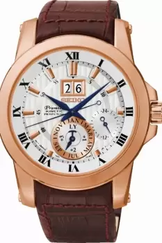 Image of Mens Seiko Premier Kinetic Watch SNP096P1