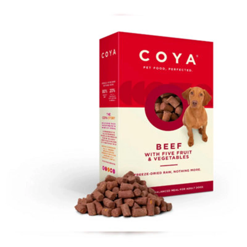 Image of Coya Beef Freeze-Dried Raw Adult Dog Food 150g Brown unisex