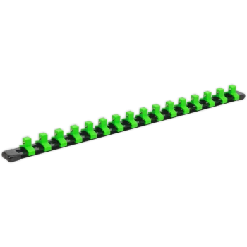 Image of Sealey 3/8" Drive 16 Clip Socket Retaining Rail 3/8"