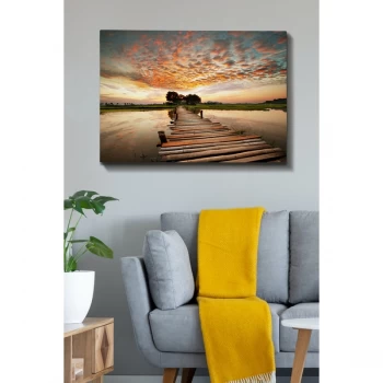 Image of Kanvas Tablo (70 x 100) - 188 Multicolor Decorative Canvas Painting